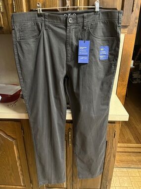 NEW Apt 9 Premier Flex Pants 38x30 Comfort Waist Performance Viscose Stretch